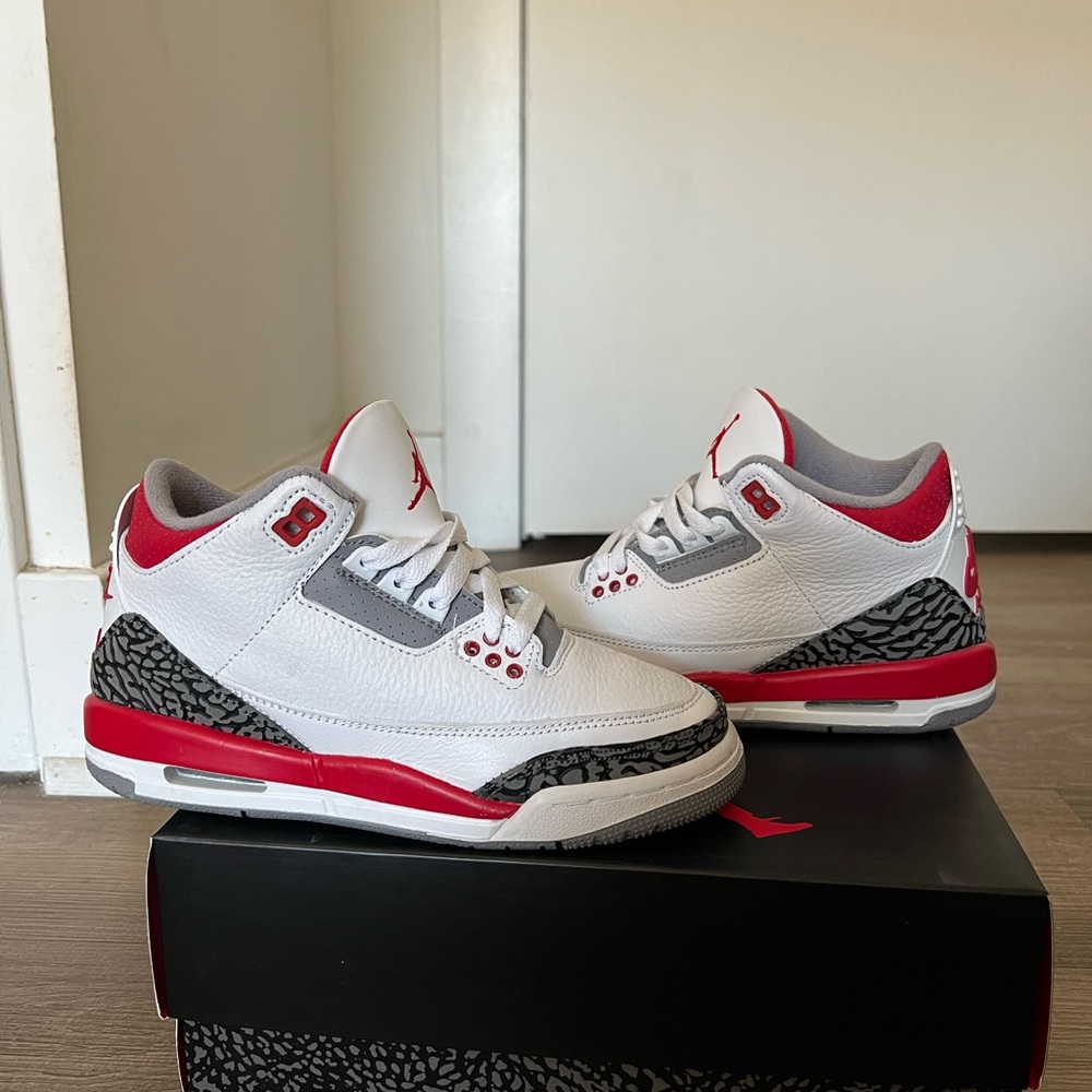 Grade School Jordan 3 “Fire Red”
